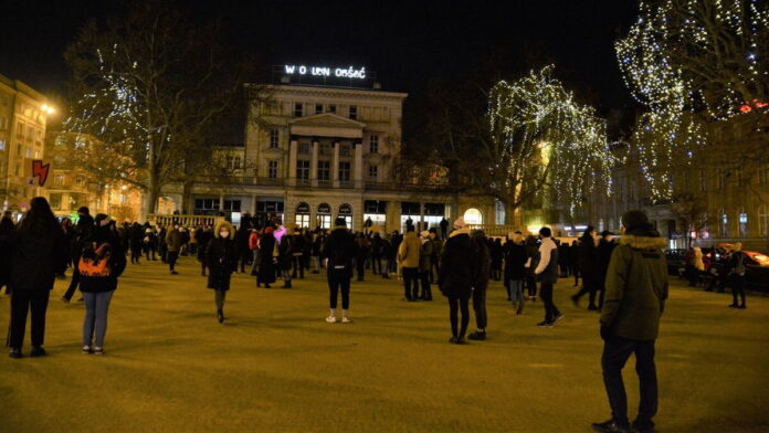 Protest po uzasadnieniu wyroku TK, Strajk Kobiet fot. K. Adamska