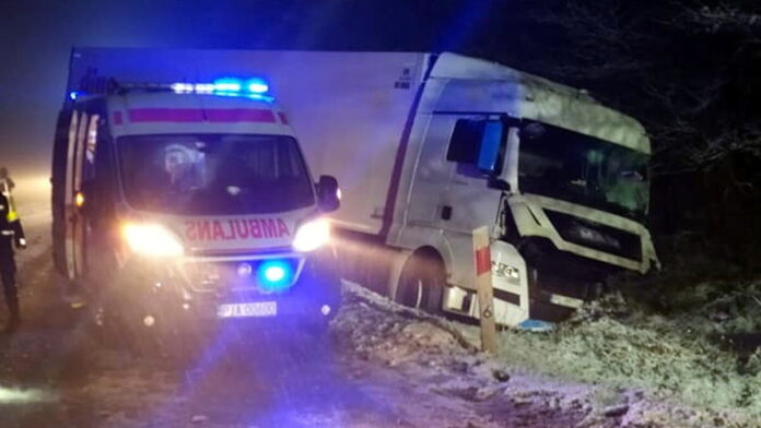 wypadek fot. OSP Gizałki