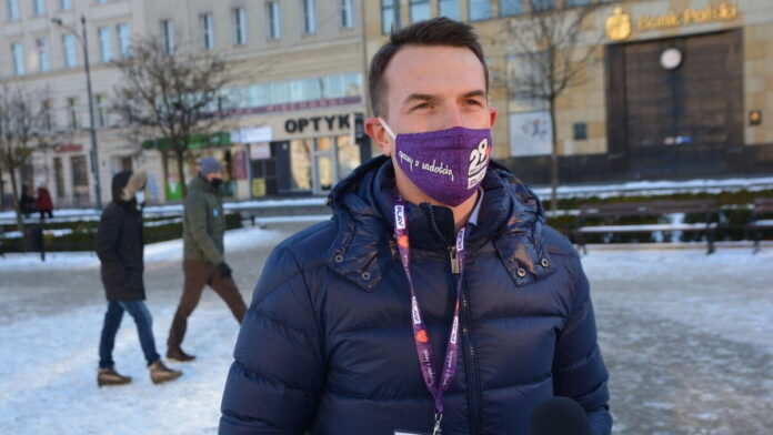 zbiórka dla WOŚP Adam Szłapka fot. K. Adamska