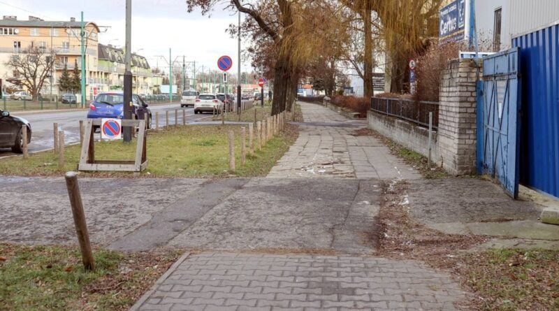 obecna droga rowerowa wzdłuż Grunwaldzkiej fot. PIM