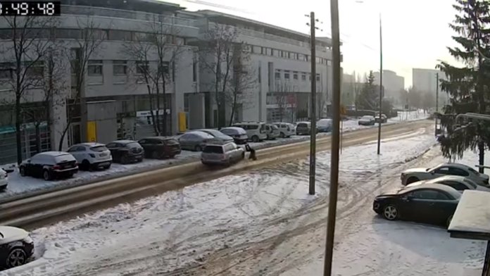 potrącenie dziecka, Piątkowska fot. prt scr