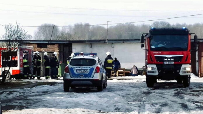 pożar Skrzatusz fot. OSP Szydłowo