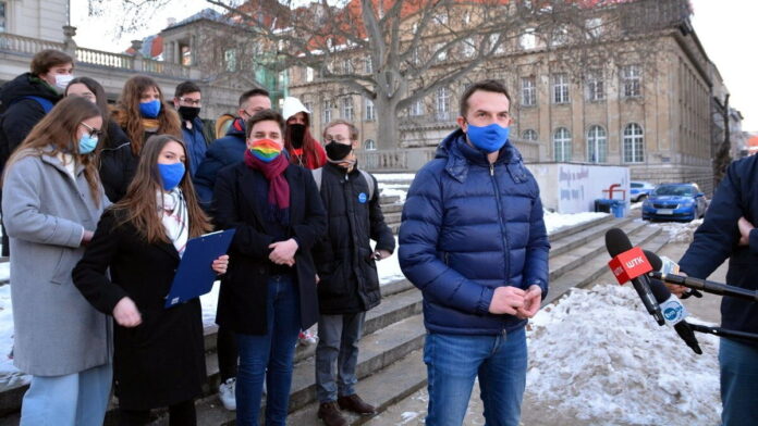 protest Wolne Media fot. K. Adamska