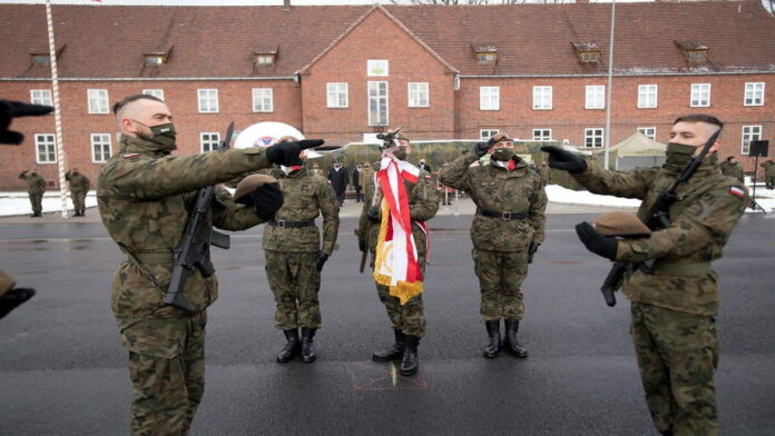 Przysięga w czasach pandemii fot. 12WBOT