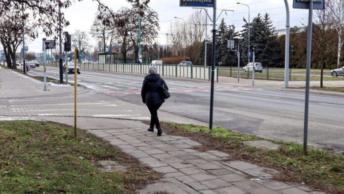 przyszły nowy odcinek drogi wzdłuż Grunwaldzkiej fot. PIM