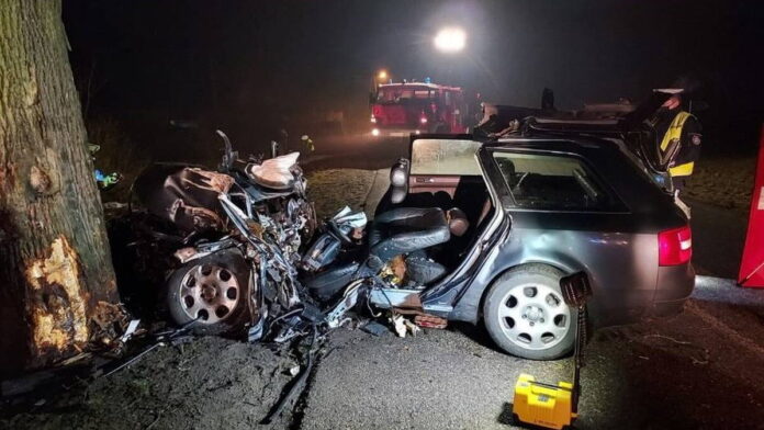 wypadek fot. KPP Czarnków