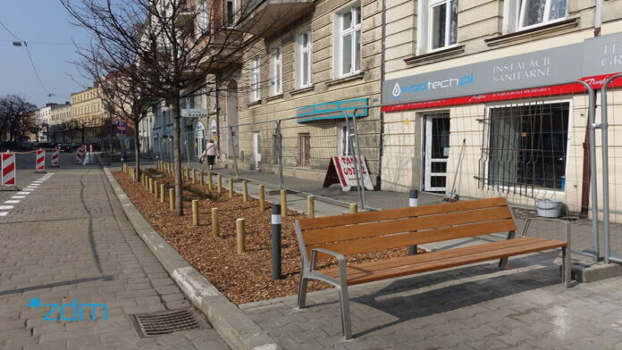 Sikorskiego z nową zielenią fot. ZDM