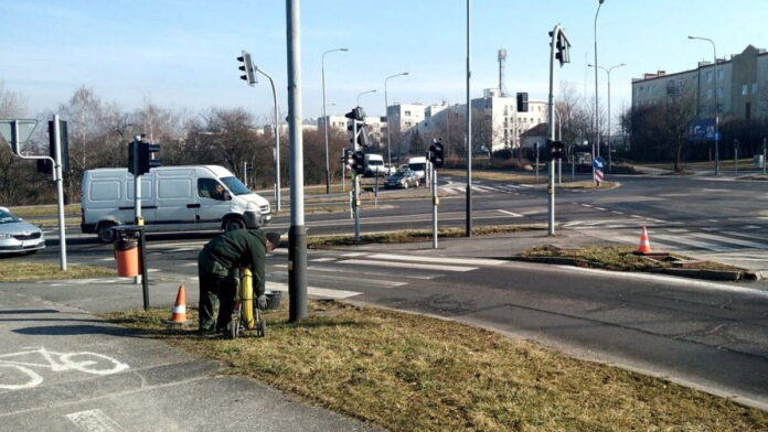 sygnalizacja akustyczna Inflancka i Piłsudskiego fot. ZDM