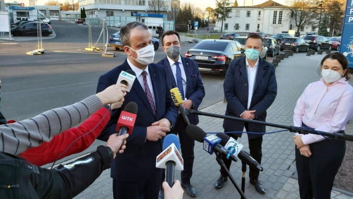 wojewoda Michał Zieliński fot. WUW