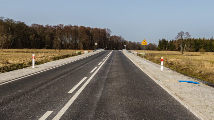 DW 123 odc. Huta Szklana - Kuźnica Żelichowska fot. WZDW