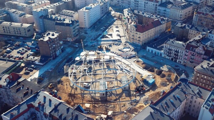 Rynek Łazarski fot. Skanska