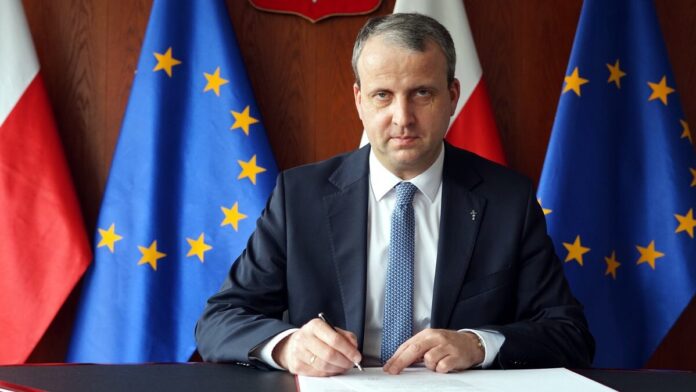 wojewoda Michał Zieliński fot. WUW