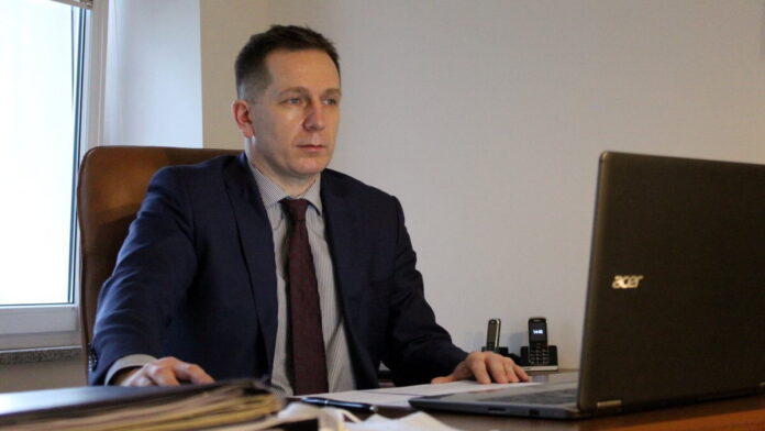 Błażej Górczyński, szef Pleszewskiego Centrum Medycznego fot. PCM