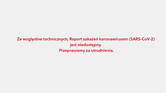 komunikat o raporcie fot. prt scr