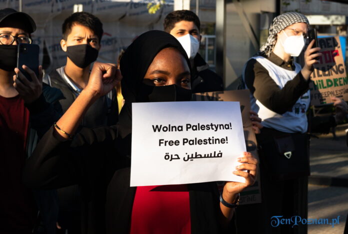 Solidarni z Palestyną - Wolna Palestyna fot. Sławek Wąchała