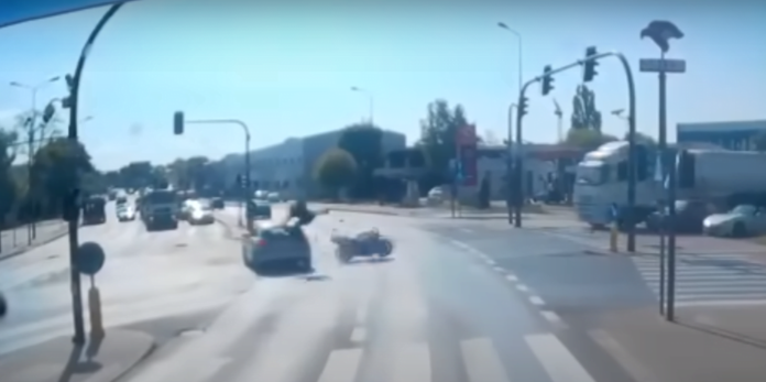wypadek Lechicka-Hlonda prt scr Polskie Drogi