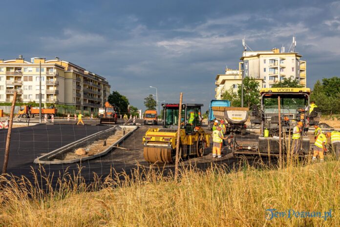 Naramowice plac budowy - tramwaj Nowonaramowicka fot. Sławek Wąchała