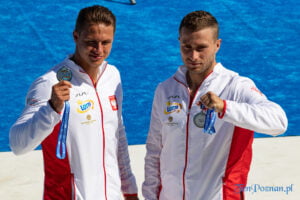 Mistrzostwa Europy w Kajakarstwie Arsen Śliwiński i Michał Lubniewski srebro C2 - 200m - Malta Poznań 2021 fot. Sławek Wąchała