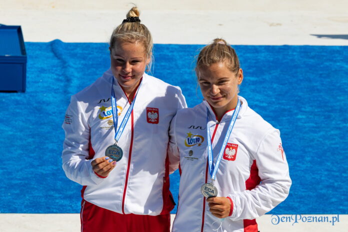 Mistrzostwa Europy w Kajakarstwie Katarzyna Kołodziejczak i Dominika Putto srebro K2 - 200m - Malta Poznań 2021 fot. Sławek Wąchała