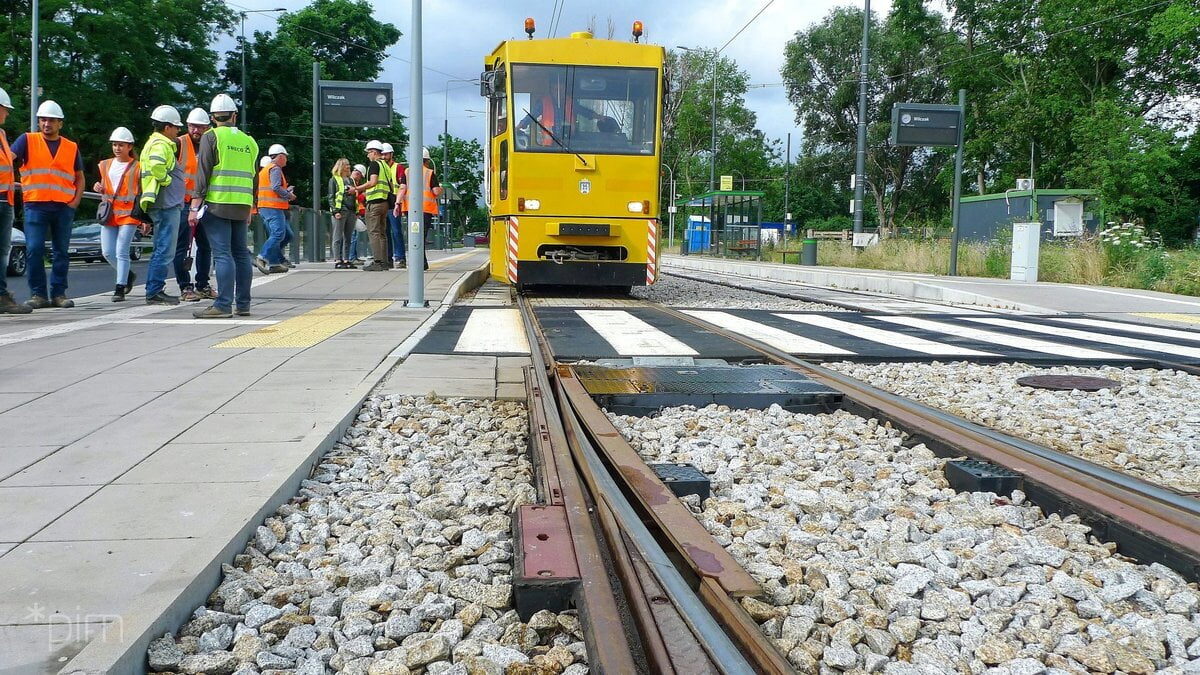 przejazdy techniczne, trasa na Naramowice fot.PIM