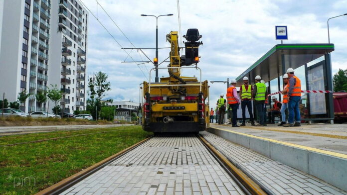 przejazdy techniczne, trasa na Naramowice fot.PIM