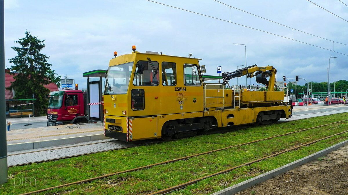 przejazdy techniczne, trasa na Naramowice fot.PIM