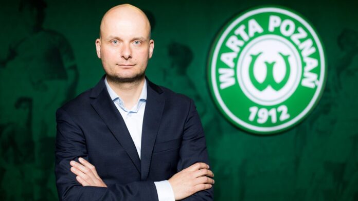 Bartosz Wolny, prezes Warty Poznań fot. Klaudia Berda, Warta Poznań