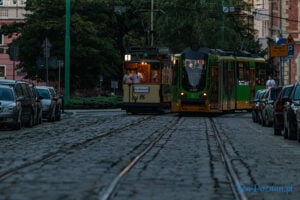 Historyczna linia tramwajowa H nocna obsługiwana wagonami Bergishe Stahlindustrie typu I oraz Carl Weyer fot. Sławek Wąchała