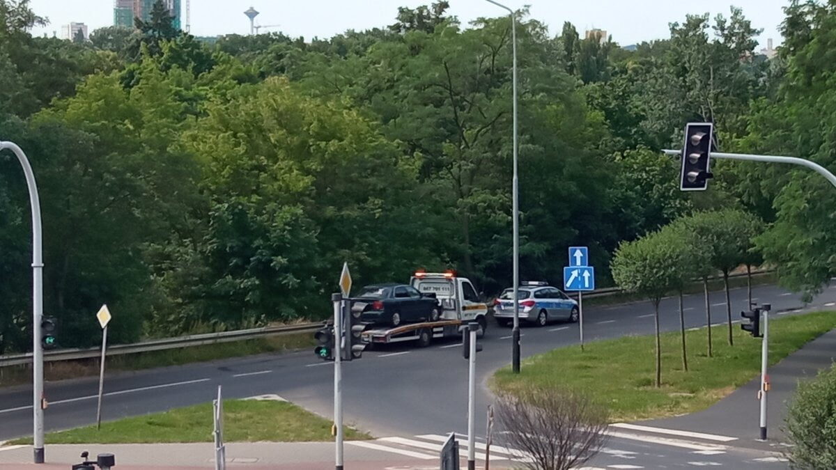 kolizja Wojska Polskiego fot. L. Łada