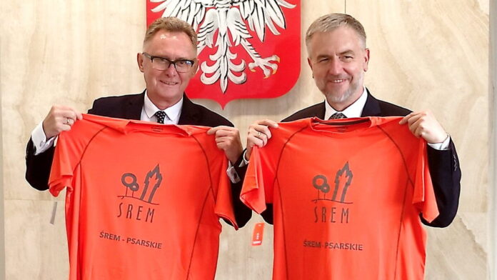 Koszulki rowerowe Śrem - Psarskie fot. UMWW