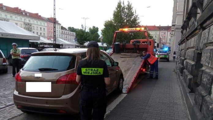 plac Wielkopolski, parkowanie fot. SMMP