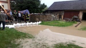 powódź w Małopolsce fot. Gmina Korzenna