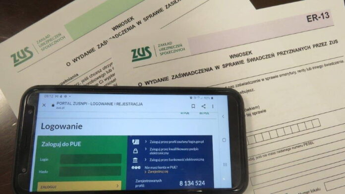 elektroniczne potwierdzenie fot. ZUS