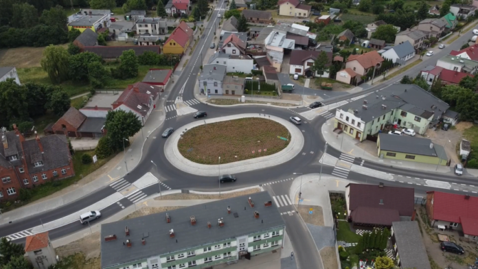 nowe rondo, Margonin fot. WZDW