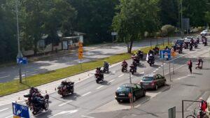 Parada motocyklistów fot. L. Łada