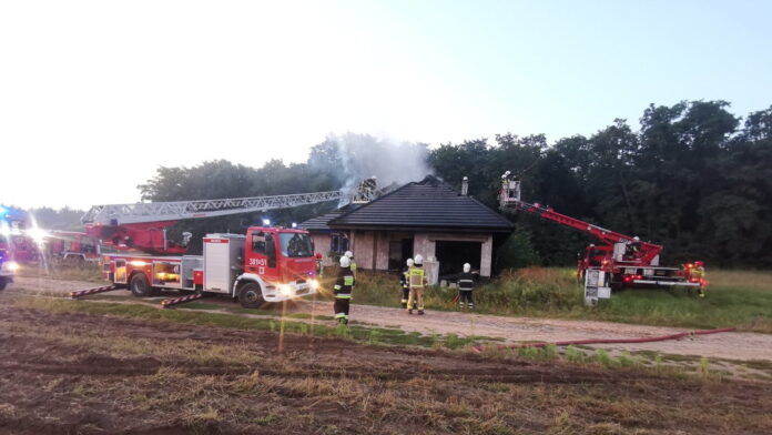 pożar fot. OSP KSRG Włoszakowice