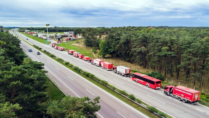 strażacy w Grecji fot. KG PSP