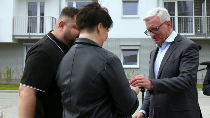 mieszkania, wręczenie kluczy, Strzeszyn fot. UMP