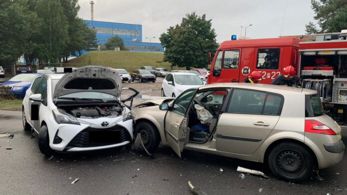 wypadek fot. PSP Piła