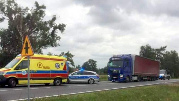 wypadek, Sobótka fot. WITD