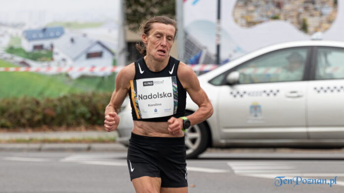 13. Półmaraton Poznań, 19-ty km, październik 2021 Sławek Wąchała