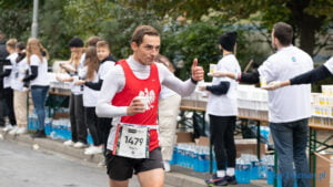 13. Półmaraton Poznań, 19-ty km, październik 2021 Sławek Wąchała