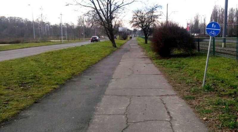 droga rowerowa, Warszawska fot. ZDM Poznań