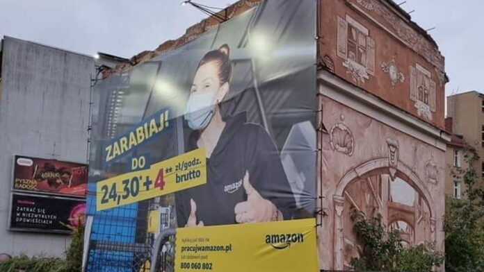 reklama Amazona fot. M. Wiśniewski FB