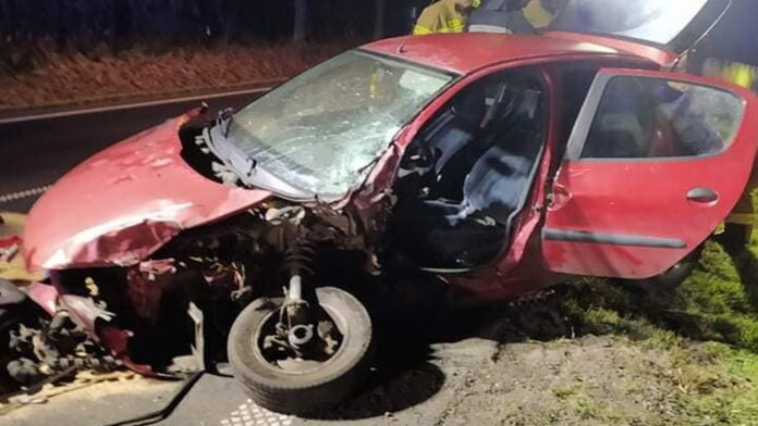 wypadek fot. OSP KSRG Kwilcz