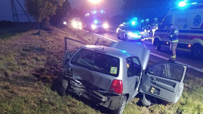 wypadek fot. OSP Kwilcz