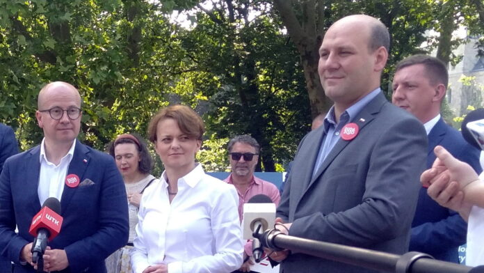 B. Wróblewski, J. Emilewicz, S. Szynkowski vel Sęk fot. L. Łada