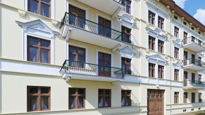 kamienica przy Szamarzewskiego po remoncie, wizualizacja fot. ZKZL