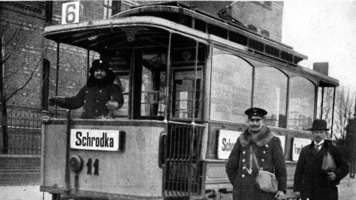 pierwszy tramwaj elektryczny fot. MPK Poznań