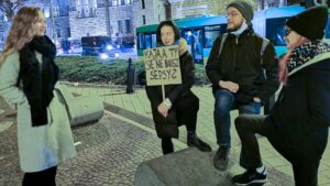 protest przeciwko rejestracji ciąż fot. S. Wąchała